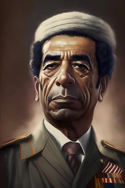 Portrait of the leader Salah eldin