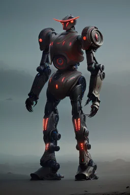 armor robot ai soldier mech dystopian scary gladiator predator