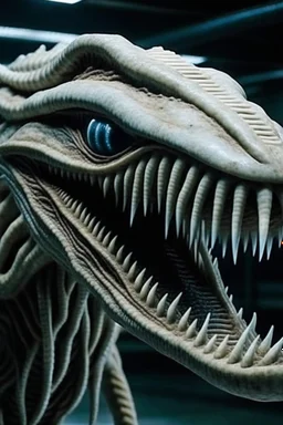Moth / shark hybrid in "Alien" movie