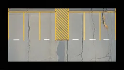 Ground layout for a parking lot. Add skid-marks, add oil ground stains, fine cracks and weathering, wet spaces, potholes. and make a little darker