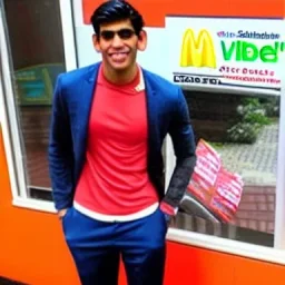 Rishi sunak advertises his Rishi sunak meal at mcdonalds