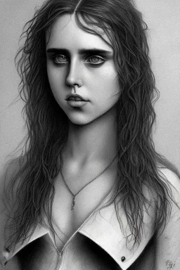 Danish singer MØ face, Style John Kenn Mortensen,