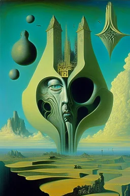 data farms; Neo-surrealism, Salvador Dali, John Stephens, Art from beyond