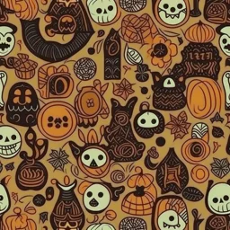 Halloween seamless pattern