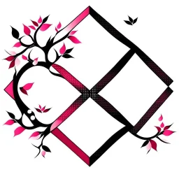 put the image in a sakura theme