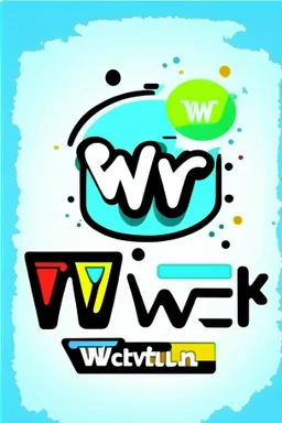 www is the title. Give me a logo for an educative and informative television program for children between 9 & 12. Teenagers need to be attracted to it and find it cool. All social media networks should be involved. It should show intelligence and tik-tok challenges. Sturdy, interesting & funny. it is for teenagers. All the information should come out of the teenagers head. Like te information is to much to handle for the teenager itself. Red, green & blue. it's a quiz. Realistic, Simple.