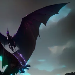 A black dragon real