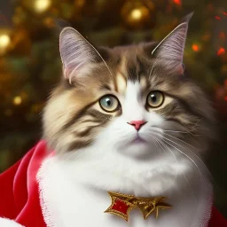 pltn style, cute young cats dressed in a santa costume, kawaii, reaching forward, 16k resolution concept art portrait by Greg Rutkowski, Artgerm, WLOP, Alphonse Mucha dynamic lighting hyperdetailed intricately detailed art trending on Artstation triadic colors Unreal Engine 5, digital Art, perfect composition, beautiful detailed intricate insanely detailed octane render trending on artstation, 16 k artistic photography, photorealistic concept art, soft natural volumetric c