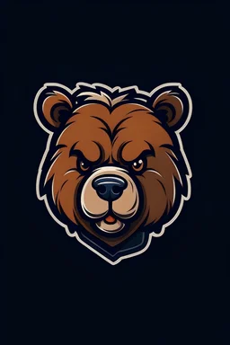 design a logo for an esports tournament in csgo, the main theme is a teddy bear