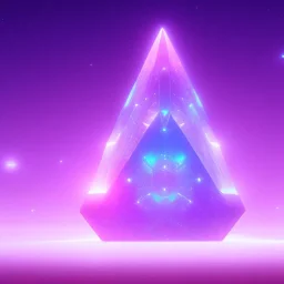 a crystalised blue pink spaceship, gold, diamonds, lightbeams, cosmic background, atmospheric, realistic, unreal engine, 8k. Cinematic lighting, octane render.