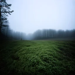 Old landscape odd creepy green grey obsessive nostalgia weird, hasselblad