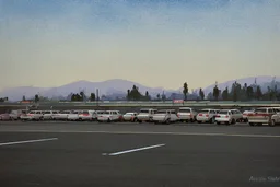 California parking lot by andrea del sarto