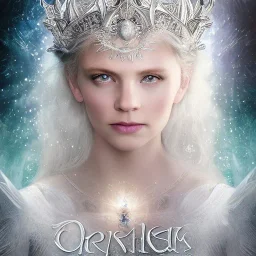 portrait of the most incredible, stunning, beautiful ice queen goddess,chronicles of narnia, white witch, intricate crystal ice crown, iridescent gown, 8k resolution, high-quality, fine-detail, elaborate, digital art, detailed matte, volumetric lighting, beautiful, illustration, brian froud, howard lyon, selina french, greg rutowski,