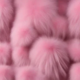 Strange furry jewels, pink