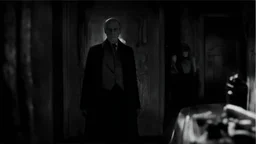 صورة الملف الشخصي هذه تمتلك تفاصيل تثير القشعريرة والخوف في نفوس من ينظرون إليها. تظهر في الصورة مشهدًا غامضًا ومرعبًا، حيث يمكن رؤية ظلال مظلمة تغطي معظم الإطار. الإضاءة مكثفة وغير متوقعة، تسلط الضوء على تفاصيل محددة في الصورة مما يعزز من الغموض. في الزاوية العلوية اليسرى للصورة، هناك ظل لشخص غير معروف يظهر بوضوح جزءًا من وجهه، وهو مكتوم في الظلام ويبدو وكأنه ينتظر شيئًا مخيفًا. تتدلى خيوط سوداء من السقف، مما يخلق تأثيرًا من الظلال المتشابكة والمرعبة. الألوان المستخدمة في الصورة محدودة ومظلمة