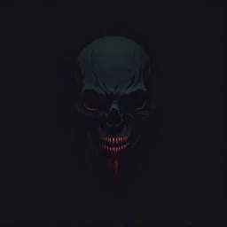 minimalist horror dark background