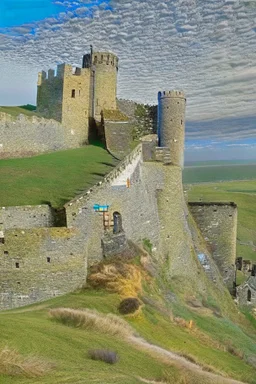 Hastings castle in full tenth century glory