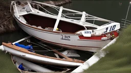 two drunk men crash and sink docked boat