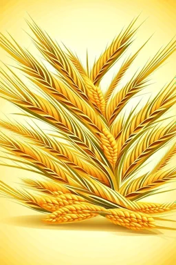 wheat bundle vector