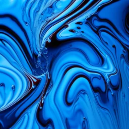 blue liquid