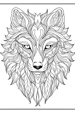 Portrait of a gentle woman in a lively field of marigolds, mature coloring artwork, contour, vector, clean line art, white background, detailed, black and white, in the style of kalamkari design