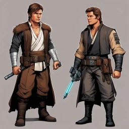 Han Solo as a tattooed gangsta monk in her iconic bounty hunter outfit, his Wookiee friend is on his side: Inside the Fate of the battle