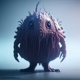 Cute fluid ink creature, big black eyes, unreal engine 5, 8k resolution, photorealistic, ultra detailed