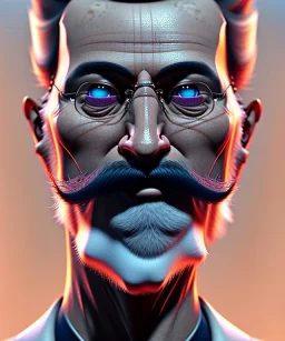 dr. Jose gregorio hernandez, thin mustache, head and shoulders portrait, 8k resolution concept art portrait by Greg Rutkowski, Unreal Engine 5 volumetric lighting