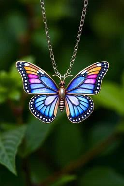 necklace butterfly