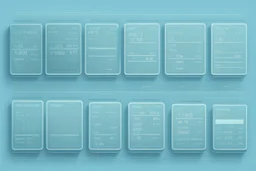 Market Hours and Trading Sessions, flat light blue style