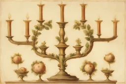 menorah by Andrea del sarto