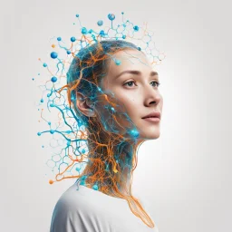 satisfied deep learning white background