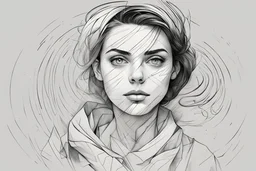 generate an image like a draw minimal style black and white pencil comix minimal style, of days of week and months