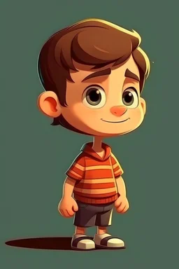 little cartoon boy