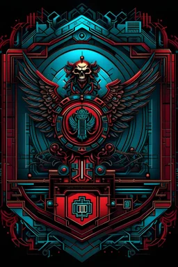 portuguese arms coat in modern cyberpunk world