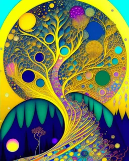 Gorgeous amazing patchwork, Kandinsky dot line drawing, highly detailed, exquisitely intricate, beautiful, clear, high quality, colorful, great golden sunset, fantastic - Daniel Merriam, Iwona Lifsches, Alex Alemany, fractal, mosaic, layers, multidimensional, 3D, teal sparkling trees, glistening gold leaves, skyline, . Starry night. Gustav Klimt, purple flowers, sunflowers, gray clouds Modifiers: extremely detailed intricate beautiful imperial colors high definition hdr Leonid Afremov Big round