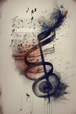music is language, language is music make a drawing