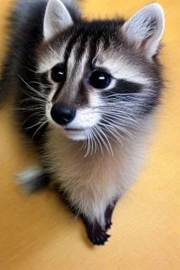 half cat half raccoon.