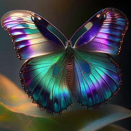 iridescent butterfly