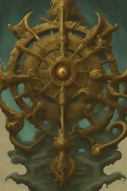 The Helm of the Dragon Queen is a fabulously gilded steering wheel adorning one of the finest pirate ships in the world but she was crippled during a battle and the magical wheel lost in the aqua depths