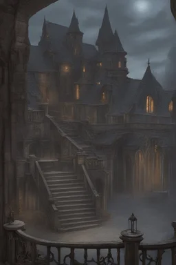 Castle ravenloft balcony