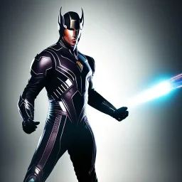 Cosmic super hero, , black costume,4k image, full body men