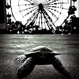 turtle and ferris wheel