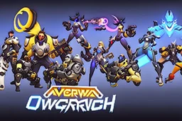 Overwatch game cool fight with all heros