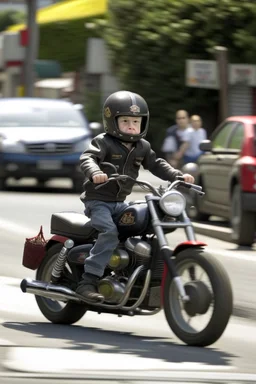 anak berangkat sekolah dikejar motor