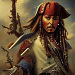 Captain Jack Sparrow,Da Vinci, Master Mahmoud Farshchian,van gogh Ismailoglu, End of Time, Pixley