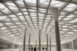 The ceiling of the Modern Modern Natural Light Museum