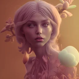 Play-Doh style, plant girl, fantasy art, octane render, redshift render,ambient lighting, dramatic lighting