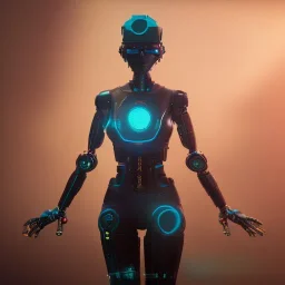 Cyberpunk outfit robot girl unreal 5, octane render,cinema4d, dynamic lighting, dramatic lighting, 4k, redshift render, highly detailed, hyper realistic, in space