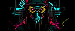 Create a grafitti logo from a gang called Siderunners in cyberpunk style
